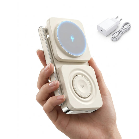 Wireless-Netzteil Lisen 3in1, 15W, 1,67A, Weiß YL0223110006