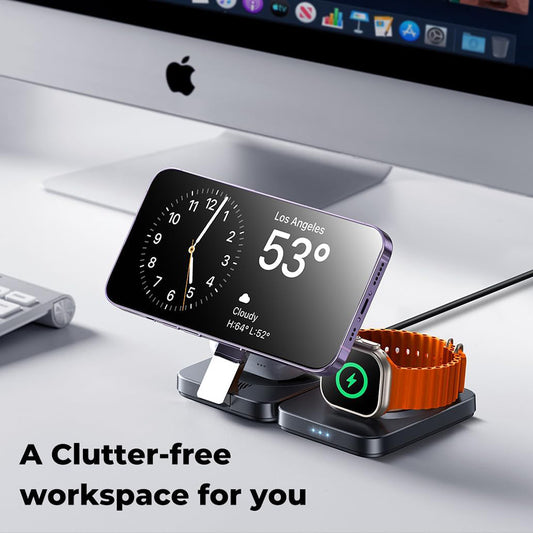 Lisen W103 3in1 Wireless Netzladegerät, 7.5W, 1.1A, Schwarz YL0324090008