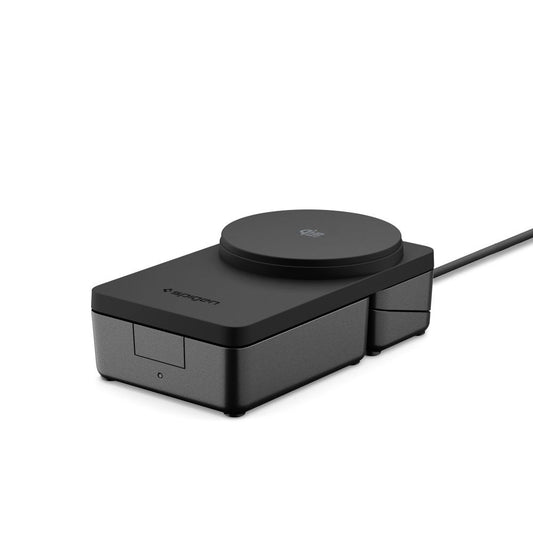 Drahtloses Netzladegerät Spigen EF323MQ Essential 3in1, 25W, Schwarz ACH10398