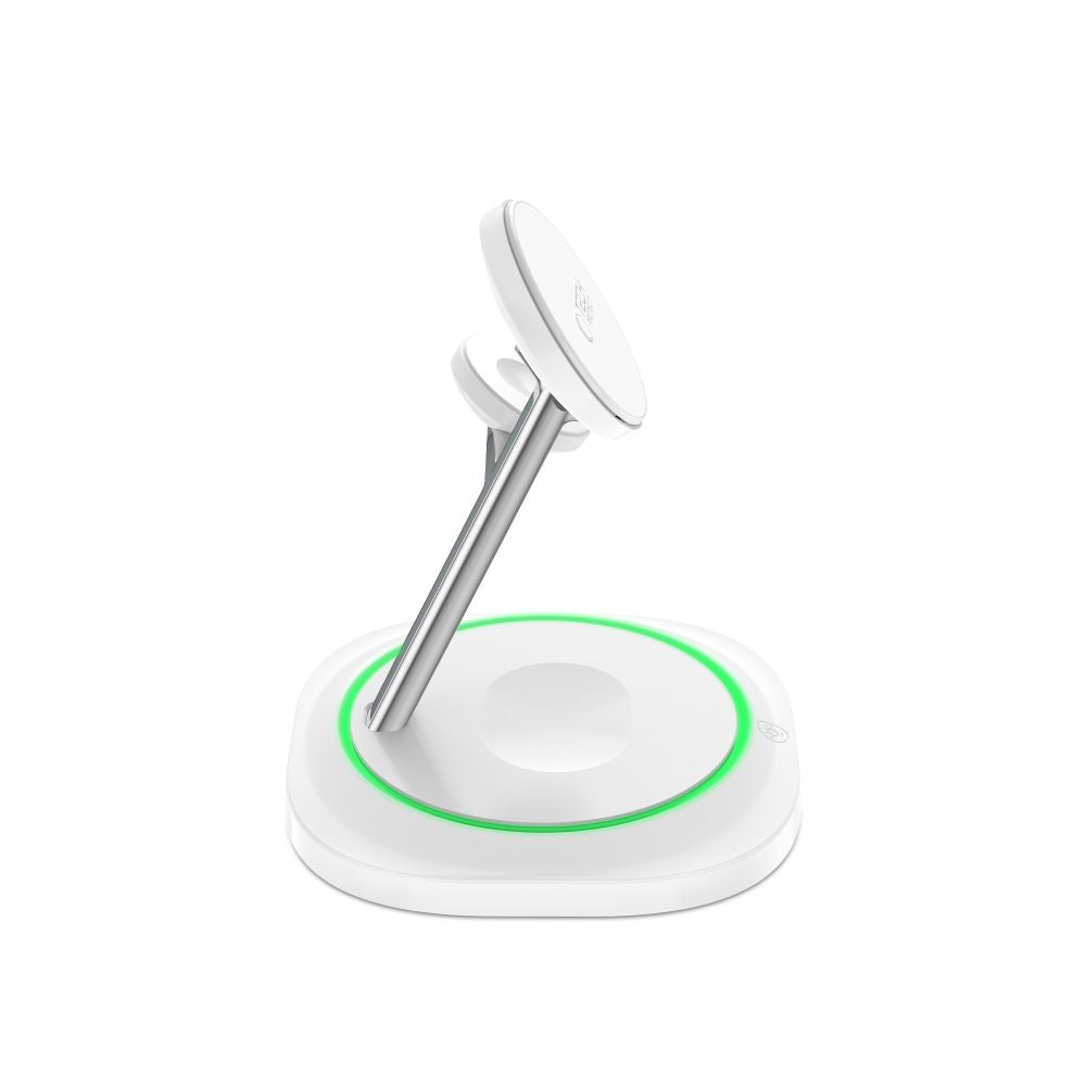 Drahtloses Netzladegerät Tech-Protect QI15W-A46 3in1, 15W, 1.67A, Weiß