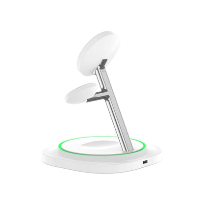 Drahtloses Netzladegerät Tech-Protect QI15W-A46 3in1, 15W, 1.67A, Weiß