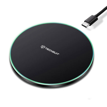 Techsuit CHWR031 Premium Wireless Network Charger, 15W, 1.67A, Black