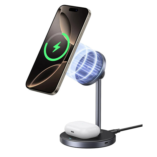 UGREEN W710 3in1 Wireless Netzladegerät, 20W, 1.67A, 1 x USB-C, Schwarz