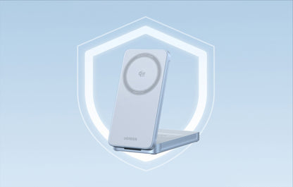 UGREEN MagFlow 2in1 Wireless Netzladegerät, 25W, Blau
