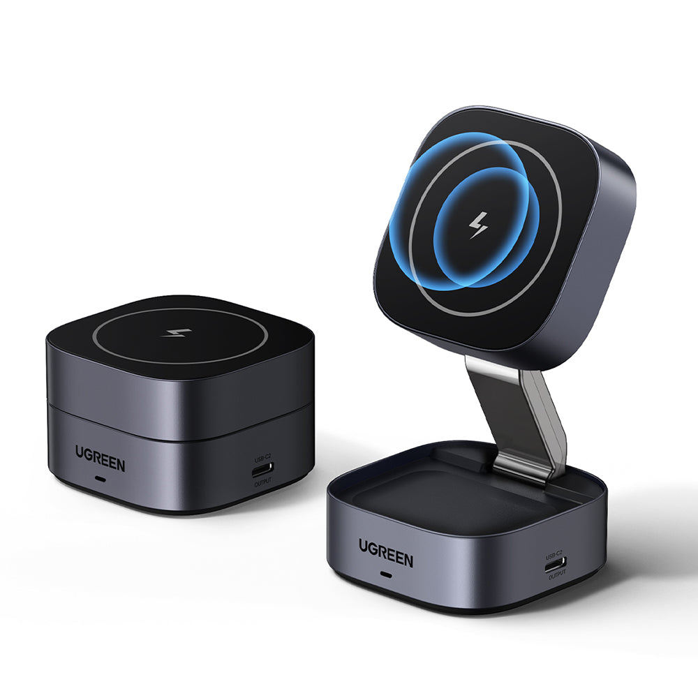 UGREEN W526 3in1 Wireless Network Charger, 20W, 1.67A, 1 x USB-C, Black