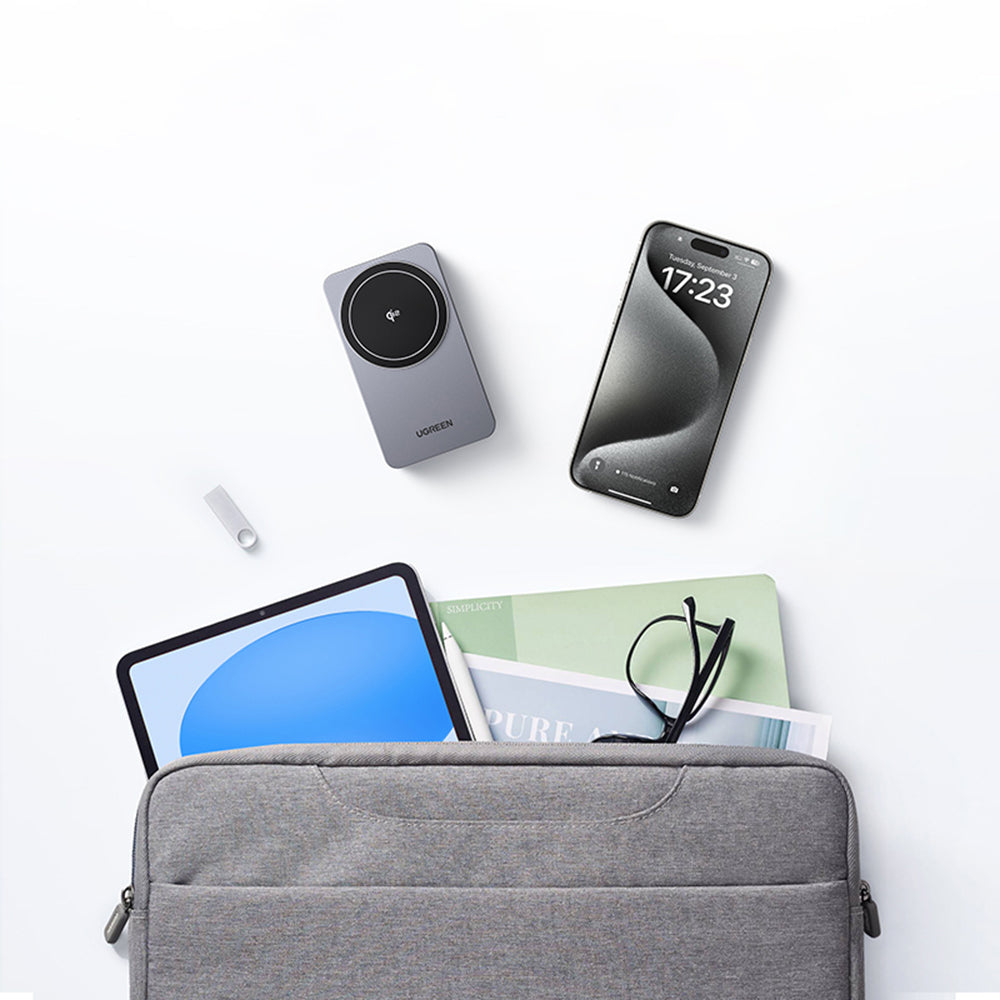UGREEN W706 2in1 Wireless Netzladegerät, 20W, 1.67A, Weiß