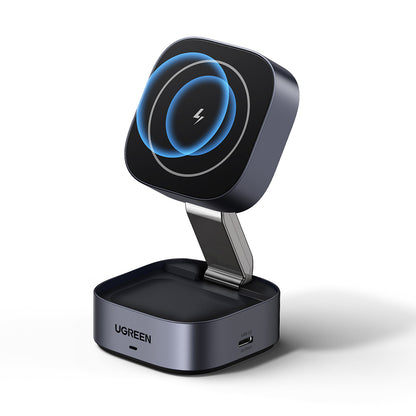 UGREEN W526 3in1 Wireless Network Charger, 20W, 1.67A, 1 x USB-C, Black