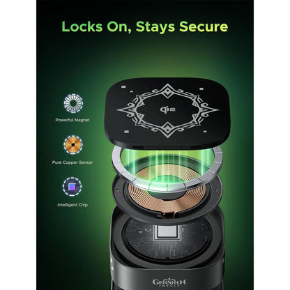 UGREEN Genshin Impact Ed.W702 2n1 Wireless Netzladegerät, 25W, 1.67A, 1 x USB-C, Schwarz