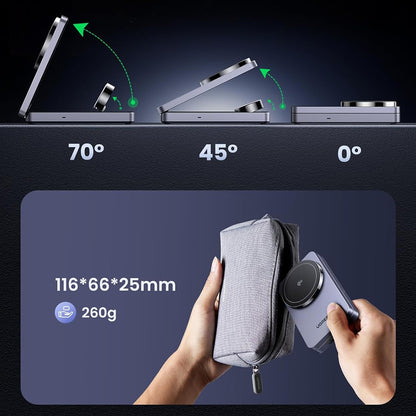 UGREEN W707 3in1 Wireless Netzladegerät, 25W, 1.67A, Grau