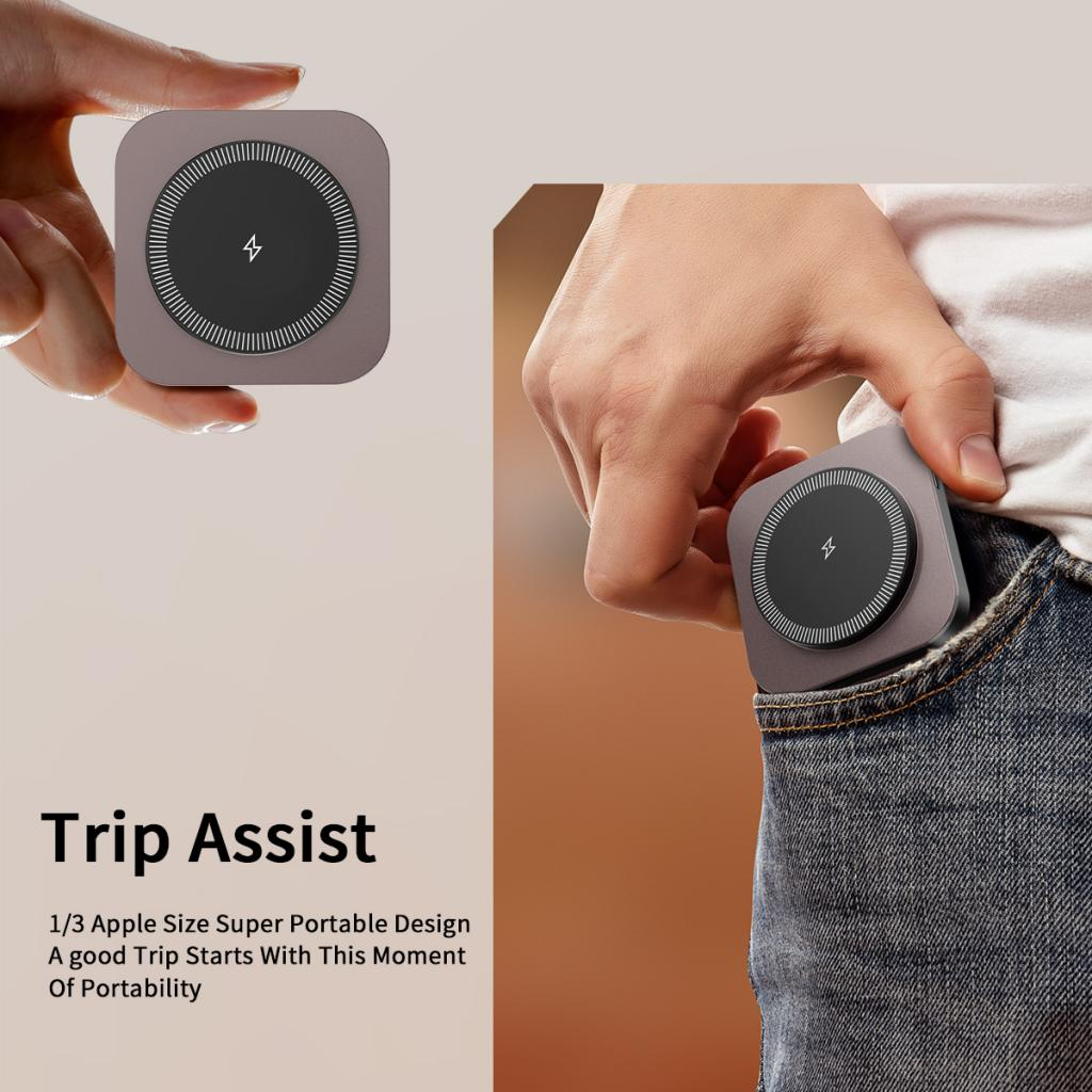 Drahtloses Netzladegerät XO Design CX035 3in1, 15W, 1.67A, Schwarz