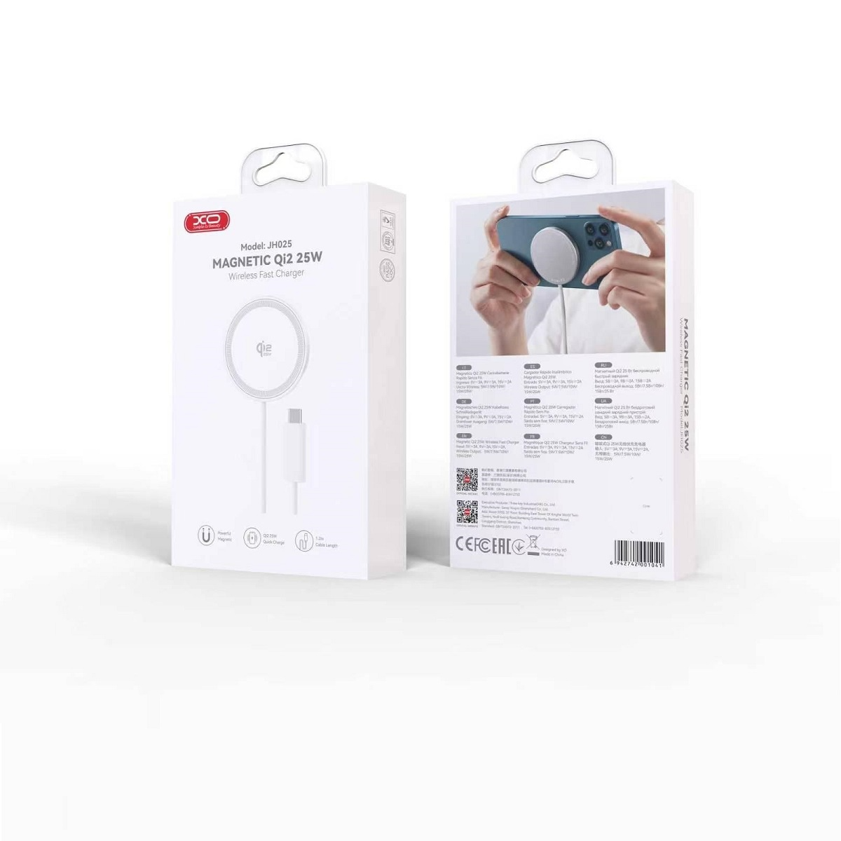 Wireless-Netzteil XO Design JH025, 25W, 1,67A, Weiß