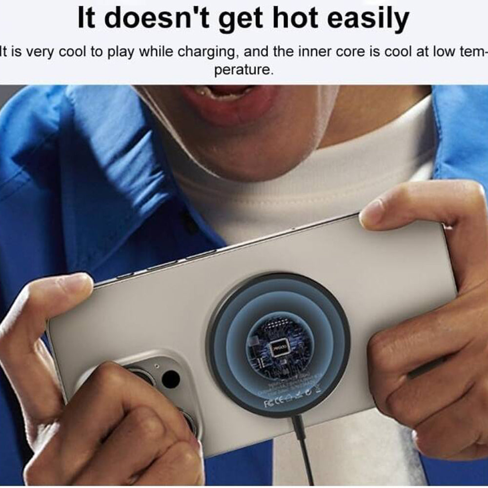 Wireless-Netzladegerät Yesido DS21, 15W, 1.67A, Schwarz