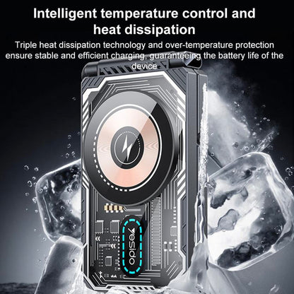 Drahtloses Netzladegerät Yesido DS25 3in1, 15W, 1.67A, Schwarz