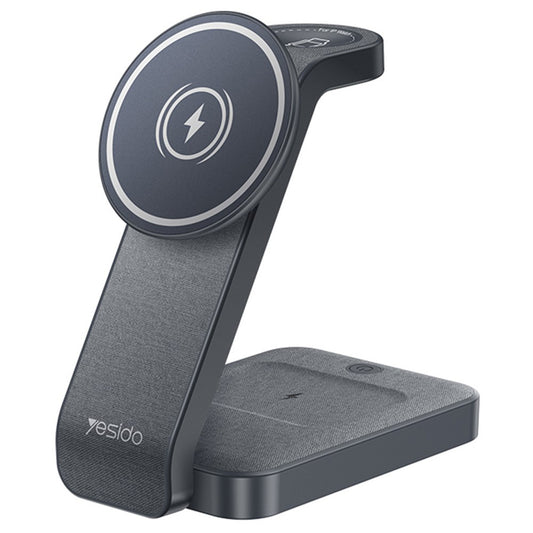 Yesido DS26 3in1 Wireless Network Charger, 15W, 1.67A, Gray