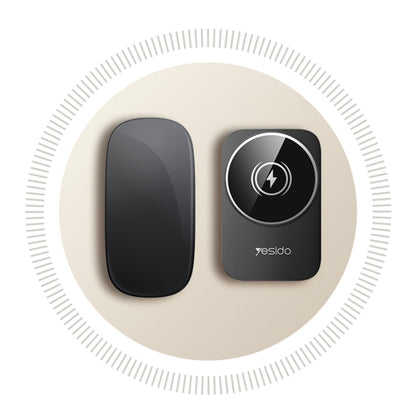 Drahtloses Netzladegerät Yesido DS27 3in1, 15W, 1.67A, Schwarz