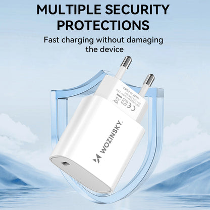 Netzteil WZK WGWCCW, 20W, 3A, 1 x USB-C, Weiß
