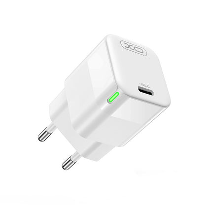 Netzladegerät XO Design CE06, 30W, 3A, 1 x USB-C, Weiß
