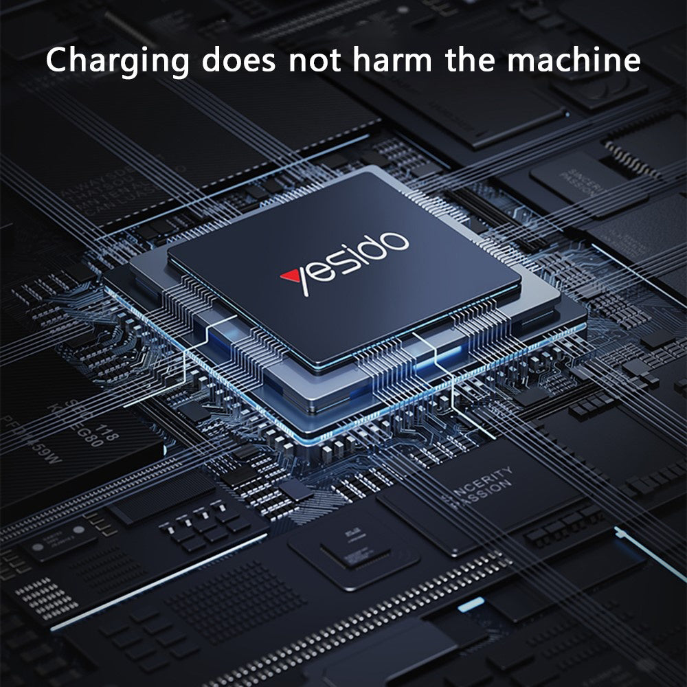 Netzladegerät Yesido MC24 Travel, 20W, 3A, 3 x USB-A - 1 x USB-C, Schwarz