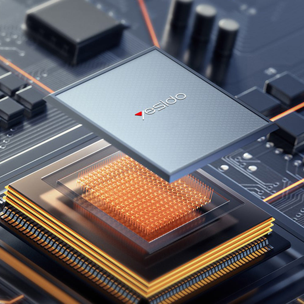 Netzladegerät Yesido YC142, 100W, 5A, 1 x USB-A - 2 x USB-C, Schwarz