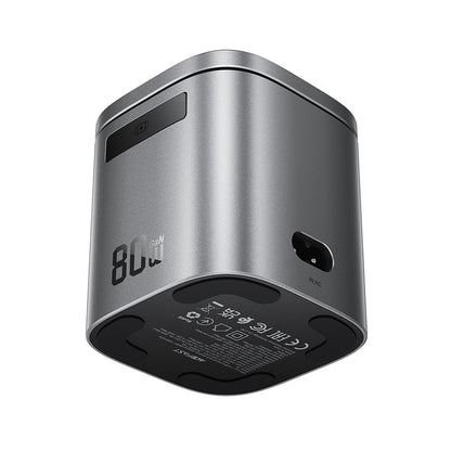 Ladestation mit USB-C Kabel Acefast Z9 QI 6in1, 80W, 1 x USB-C - 1 x USB-A, Schwarz