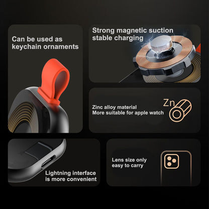 Lito LC03 Wireless Charger for Apple Watch Series, Black