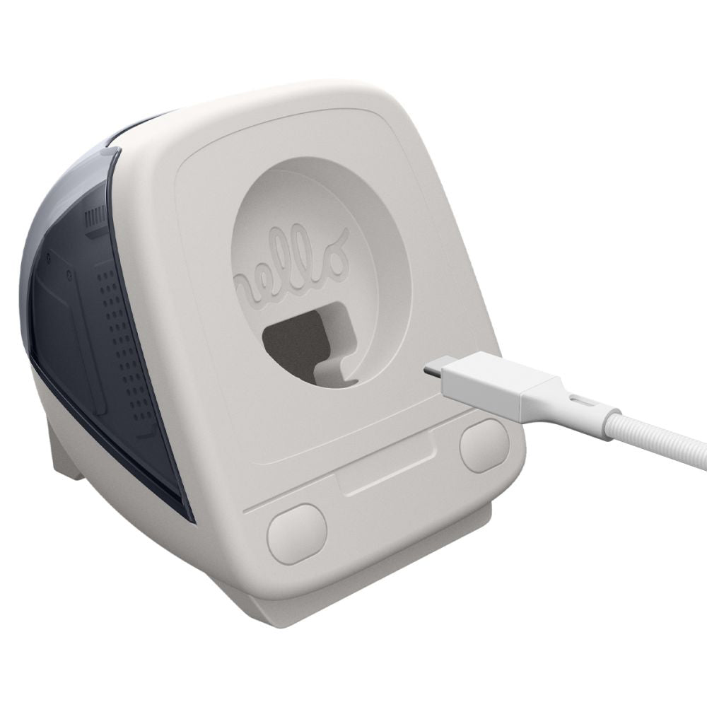 Spigen C1 Classic Halterung für Apple Watch Series Wireless-Ladegerät, Grau