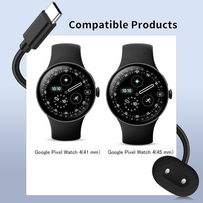 Wireless-Ladegerät Techsuit THPX für Google Pixel Watch 4 Serie, Weiß