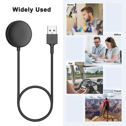 Wireless-Ladegerät Techsuit TSC12 für Samsung Galaxy Watch Series, USB-A, Schwarz