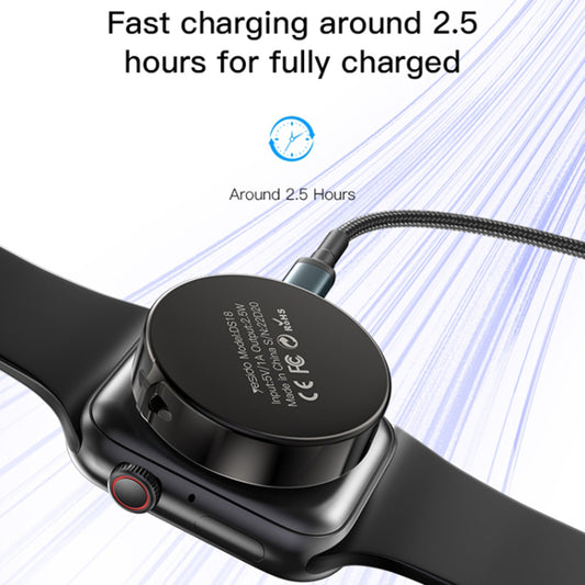 Wireless-Ladegerät Yesido DS18 für Apple Watch Series, Schwarz