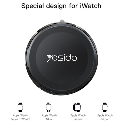 Wireless-Ladegerät Yesido DS18 für Apple Watch Series, Schwarz