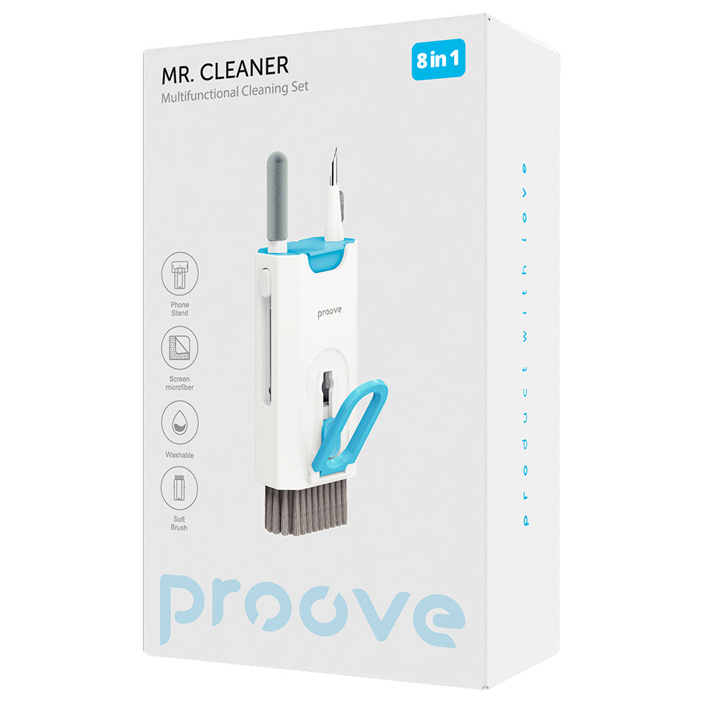 Reinigungsinstrument Proove Mr.Cleaner, 8in1, Weiß