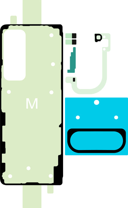 Klebeset für Akkudeckel Samsung Galaxy Z Fold5 F946, Service Pack GH81-24686A