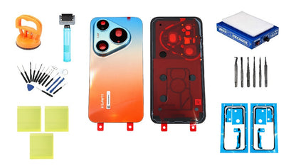 Huawei Pura 90s Pro Max Orange Ocean Akkudeckel-Kit, Service Pack mit speziellem Servicewerkzeug