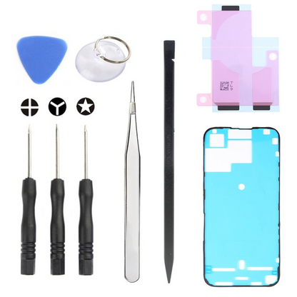 Jiafa JF-8162 Reparaturset für den Austausch des Akkus Apple iPhone 15 Pro Max, 9in1