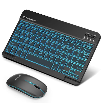 Wireless Tastatur-Maus-Set Techsuit AirCombo WKM1, BT / Wi-Fi, Schwarz