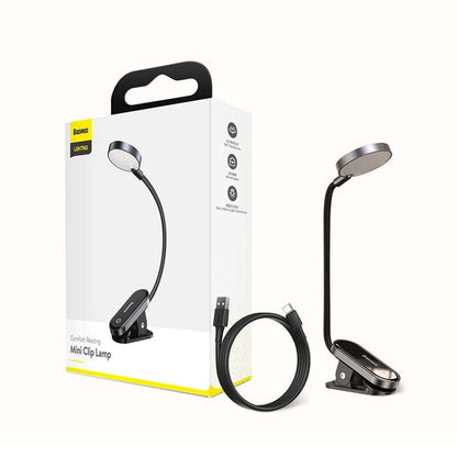 LED-Schreibtischlampe Baseus Comfort Reading Mini Clip, Grau DGRAD-0G 