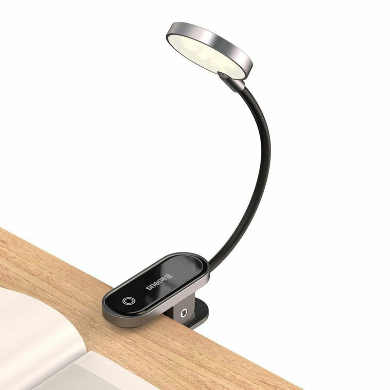 LED-Schreibtischlampe Baseus Comfort Reading Mini Clip, Grau DGRAD-0G 