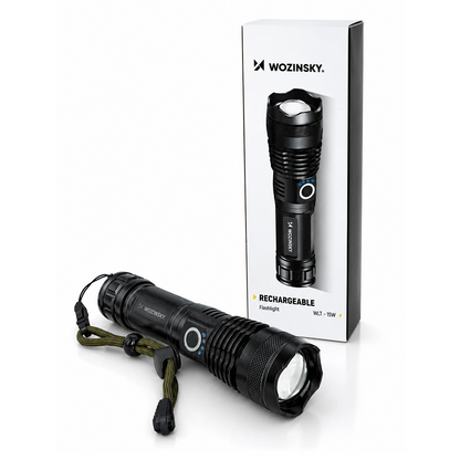 LED-Taschenlampe WZK WLT-15W, 1500lm, IP65