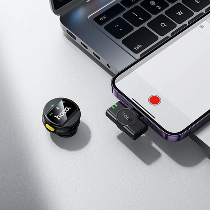 HOCO L21 Lavalier, Lightning, Black