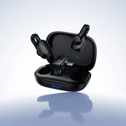 Lavaliermikrofon HOCO L27, USB-C, 2er-Set, Schwarz