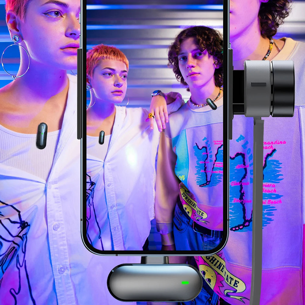 Lavaliermikrofon Yesido KR17, USB-C, Set 2 Stück, Schwarz