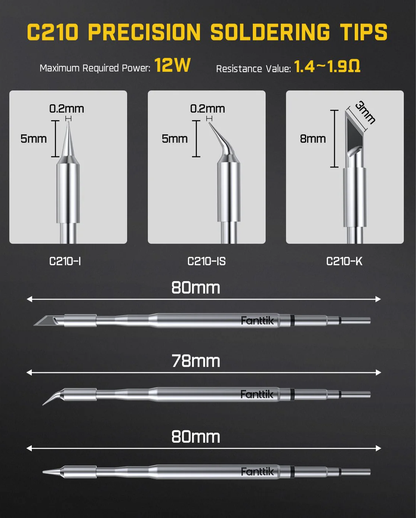Fanttik T1 Max Soldering Iron, 8in1