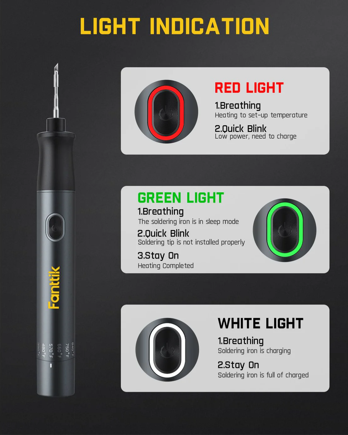 Fanttik T1 Max Soldering Iron, 8in1