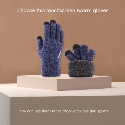 Winter-Touchscreen-Handschuhe Iwarm ST0018, Größe 23cm, Schwarz