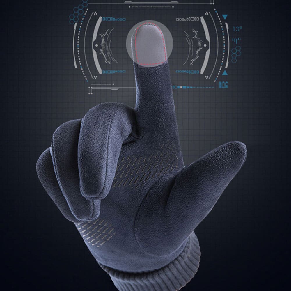 Unisex Winter-Touchscreen-Handschuhe Techsuit ST0009, Einheitsgröße, Blau
