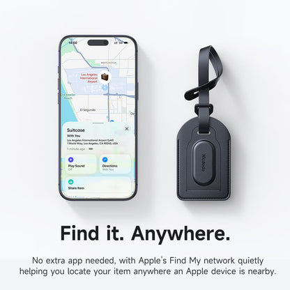Mcdodo SmartTag Gepäck Napa Pro AT-3790 für iOS-Serie, Schwarz