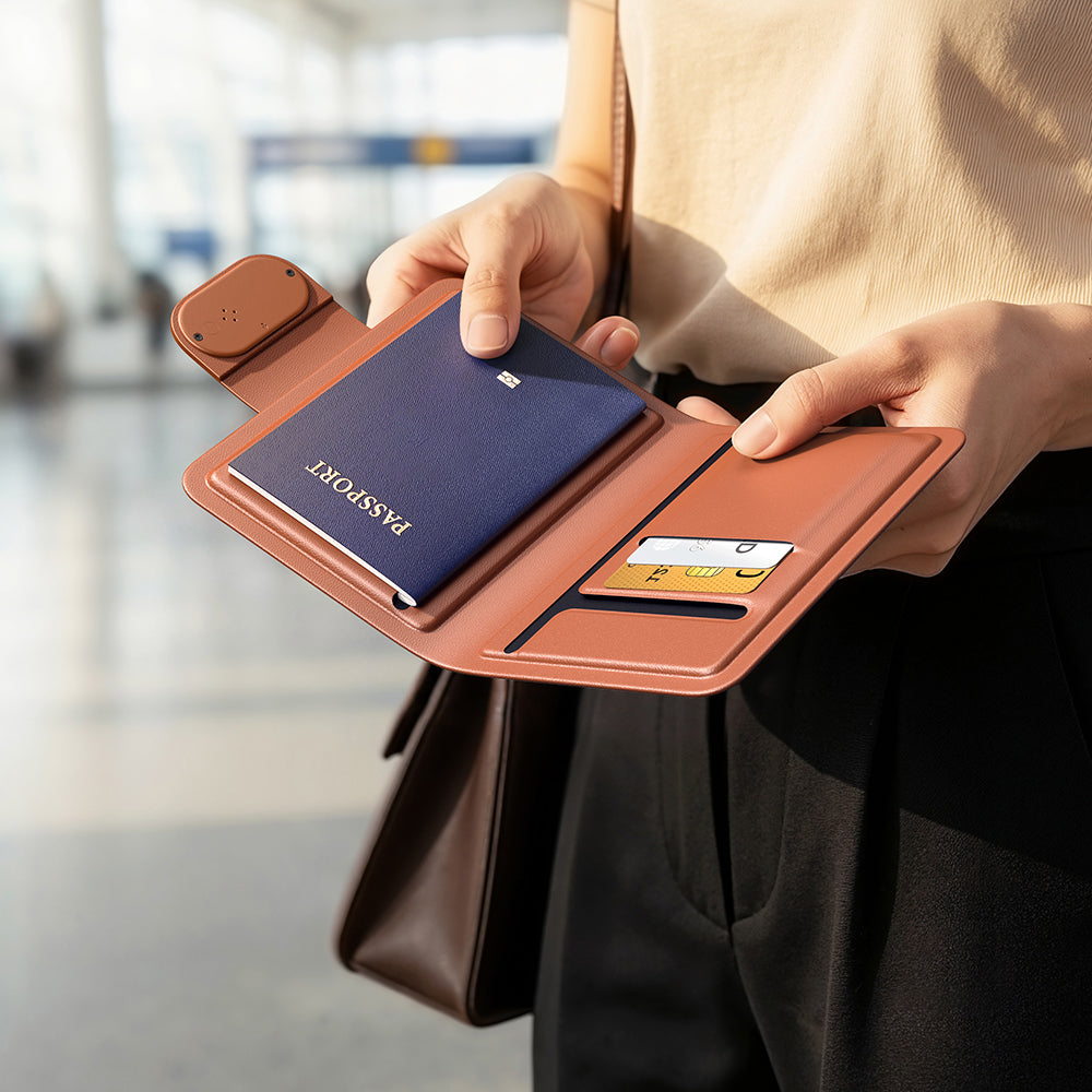 Mcdodo SmartTag Passport Napa Pro AT-4180 für iOS-Serie, Schwarz