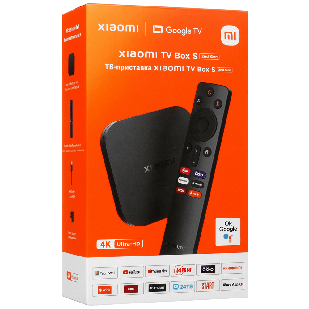 Xiaomi TV Box S (2nd Gen) 4K Ultra HD Media Player | Google TV | HDR10+