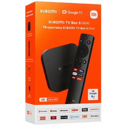 Xiaomi TV Box S (2nd Gen) 4K Ultra HD Media Player | Google TV | HDR10+