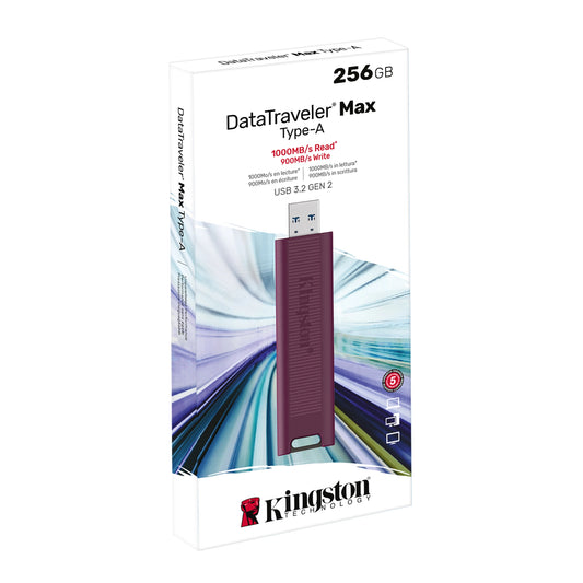 External USB-A 3.2 Memory Kingston DT Max, 256Gb DTMAXA/256GB